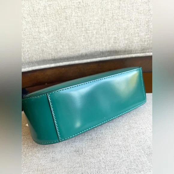 NWT！COACH TERI MINI SHOULDER CROSSBODY BAG（CW310）EMERALD GREEN fast shipping